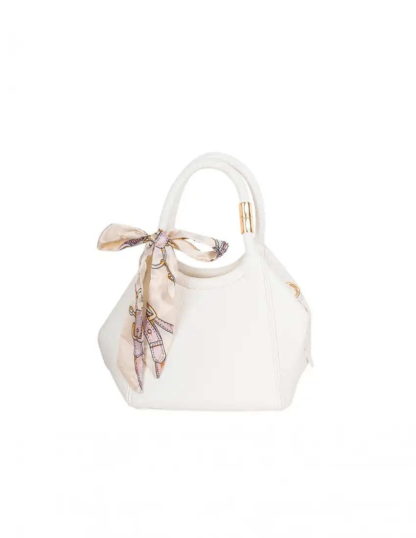 Bolso Bandolera Pañuelo Blanco