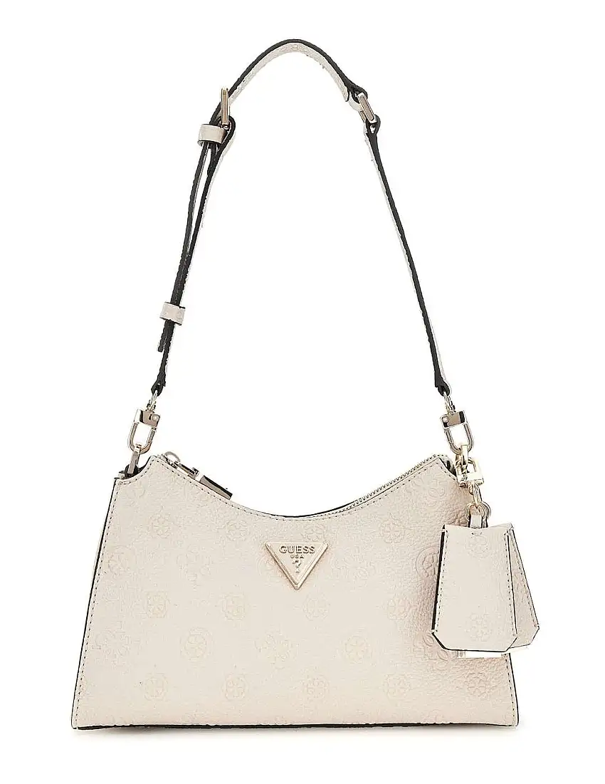 Bolso mujer Guess Cresidia al hombro logo blanco