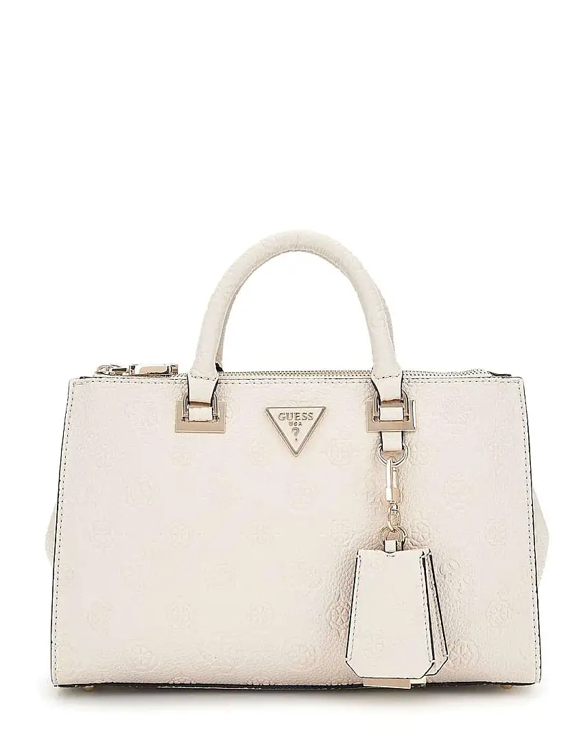 Bolso mujer Guess Cresidia de mano logotipo blanco