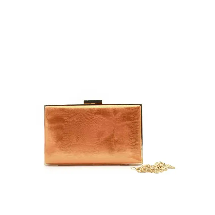 Bolso naranja fiesta metalizado