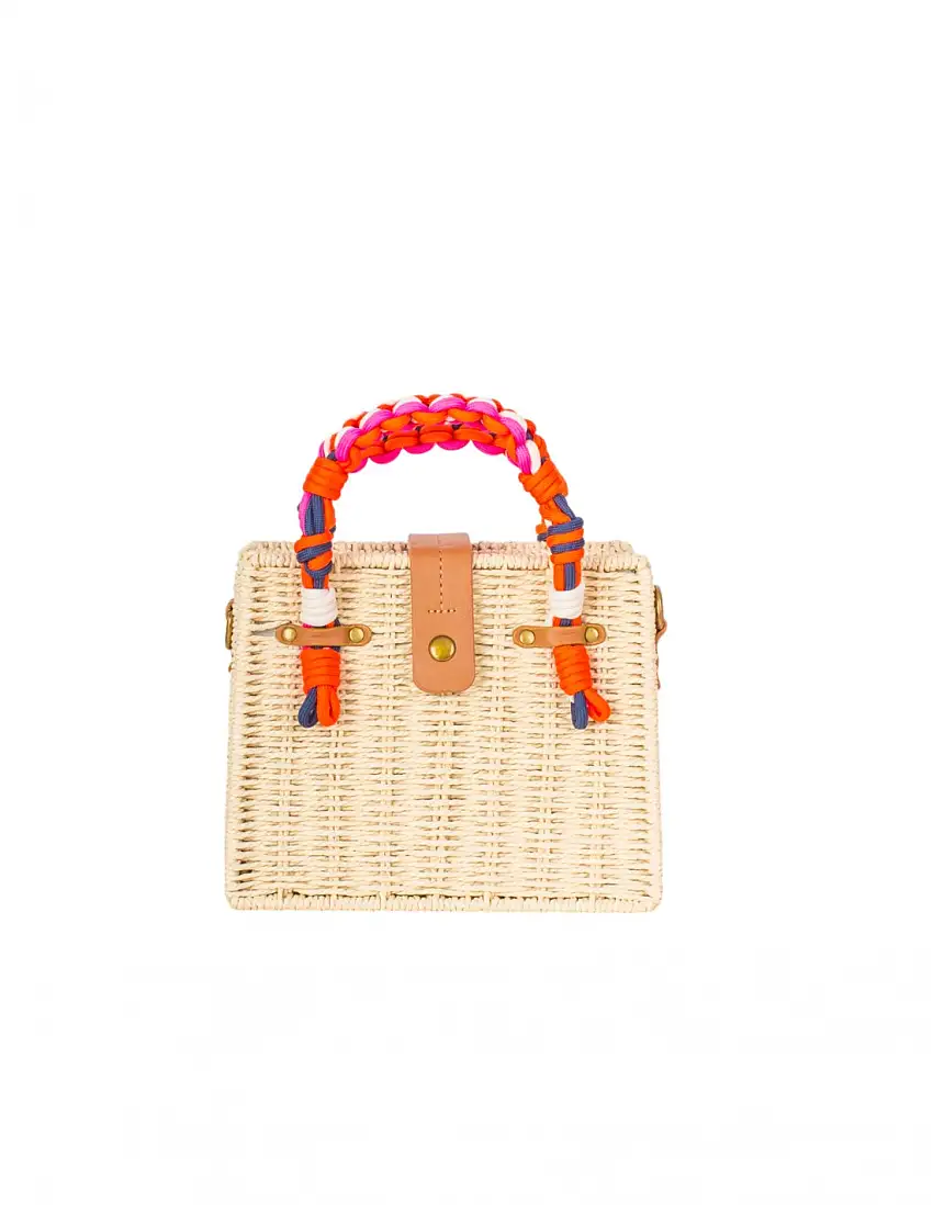 Bolso Rafia Asas Multicolor
