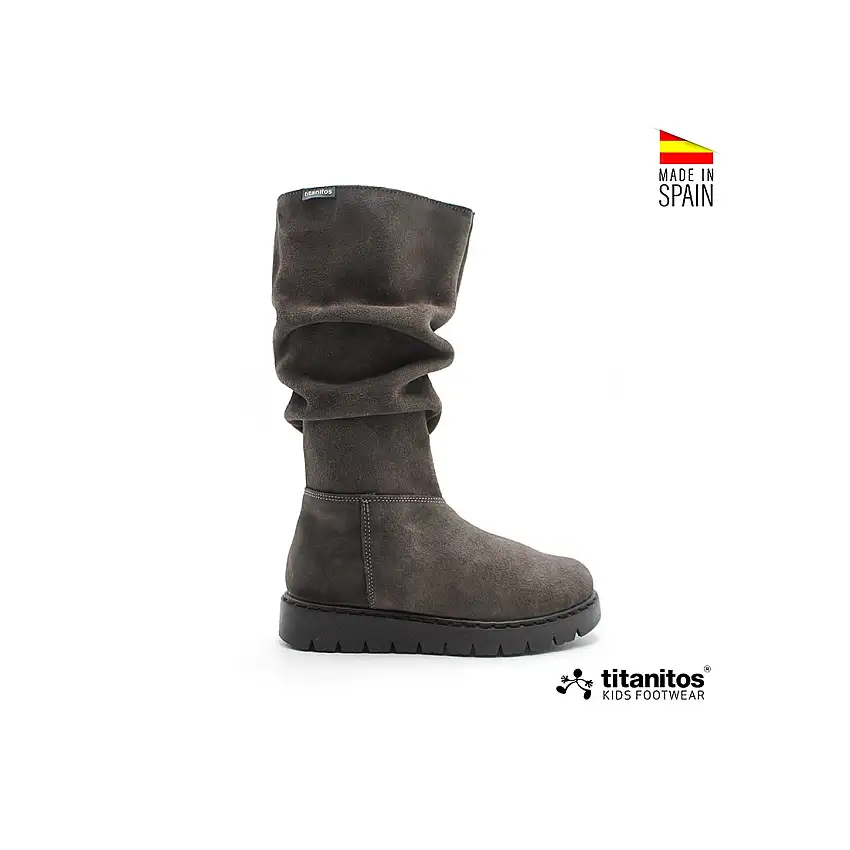 Bota arrugada Nagoya gris