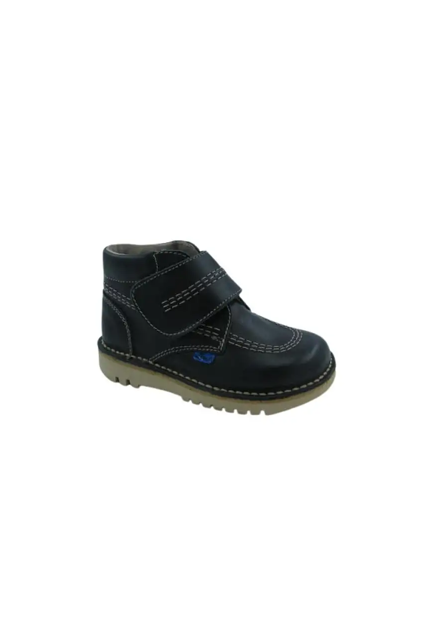 bota kiker velcro arancha marino 2145v