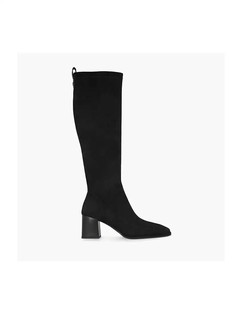 Bota mujer Lodi antelina elástica negro