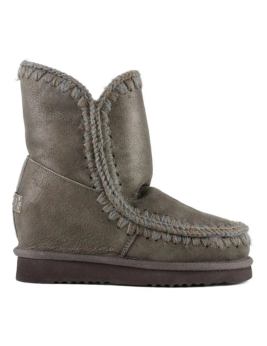 Bota mujer Mou Eskimo Inner Wedge verde