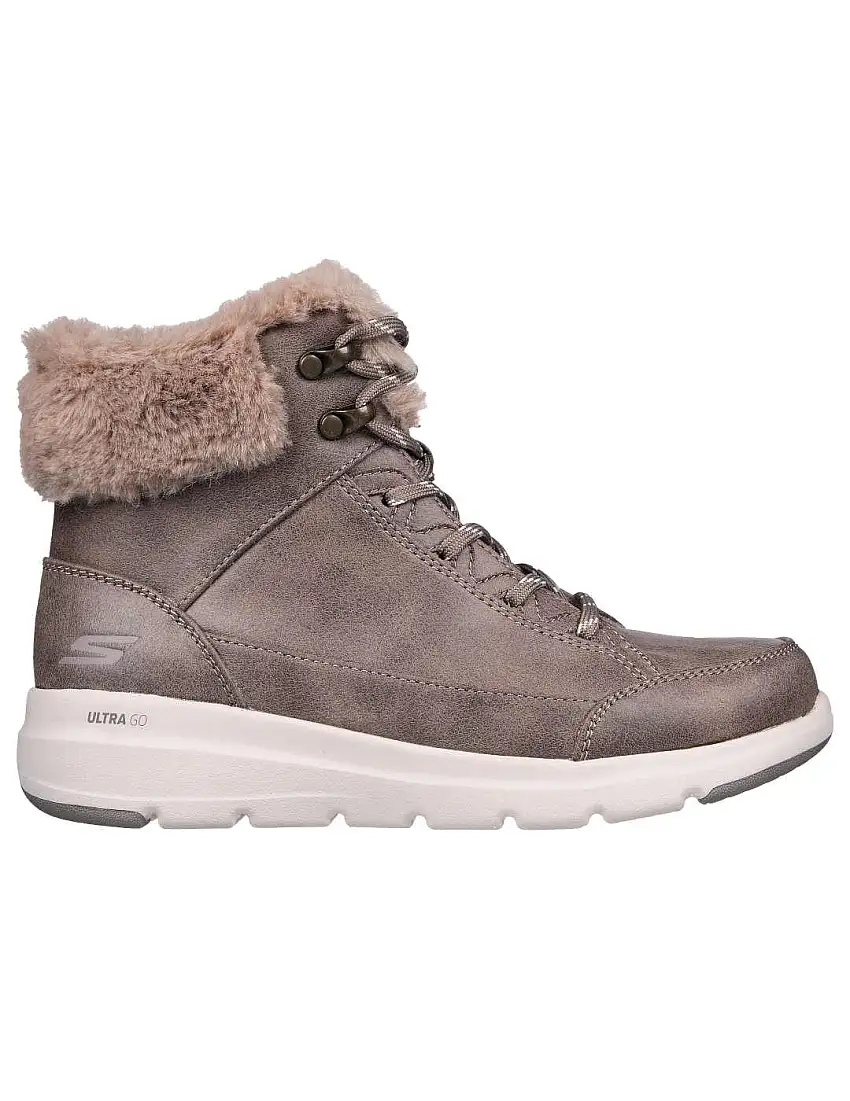 Bota mujer Skechers Glacia marrón
