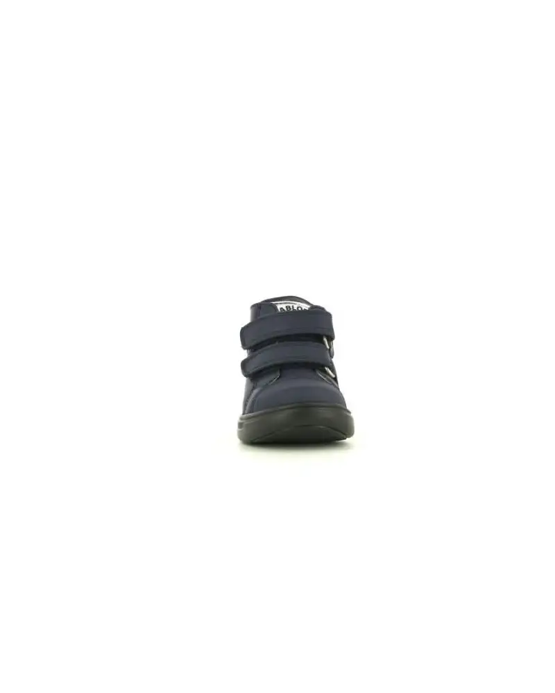 BOTA NIÑA VELCRO PIEL SEDA COLOR NAVY