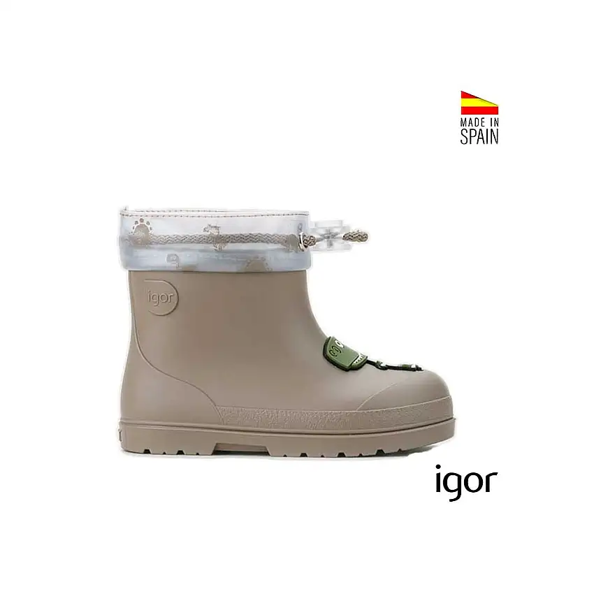 Botas de agua taupe Igor Mendi Dino