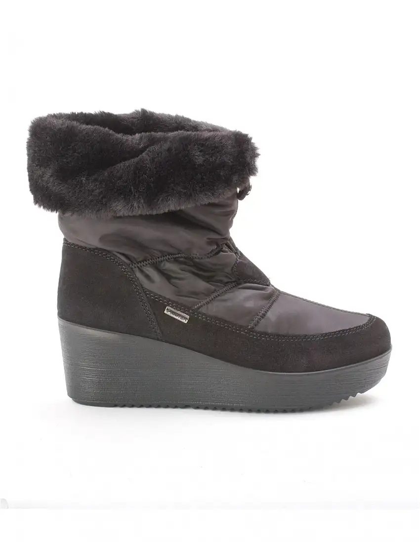 Botas Impermeables Cremallera Negras