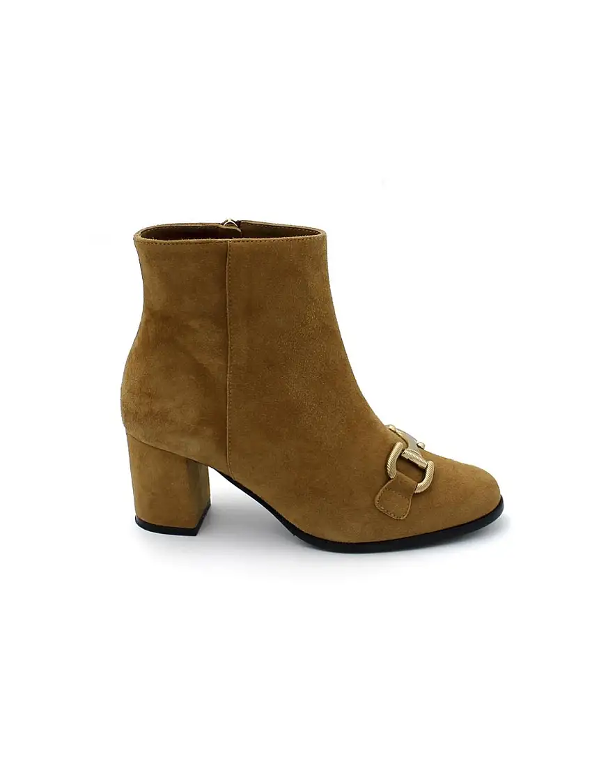 Botín Ante Conhac Daniela Shoes 24551 Coñac Mujer