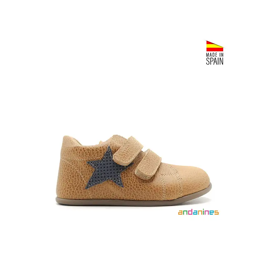 Botín Barefoot Andanines camel