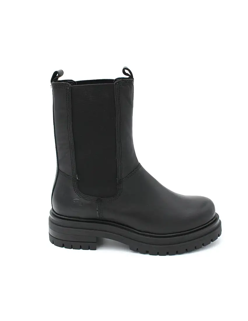 Botín Chelsea Elástico Coronel Tapioca C216-11 Negro Mujer