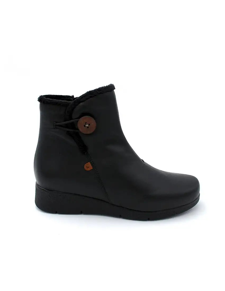 Botín Confort Valeria's 9520 Negro Mujer