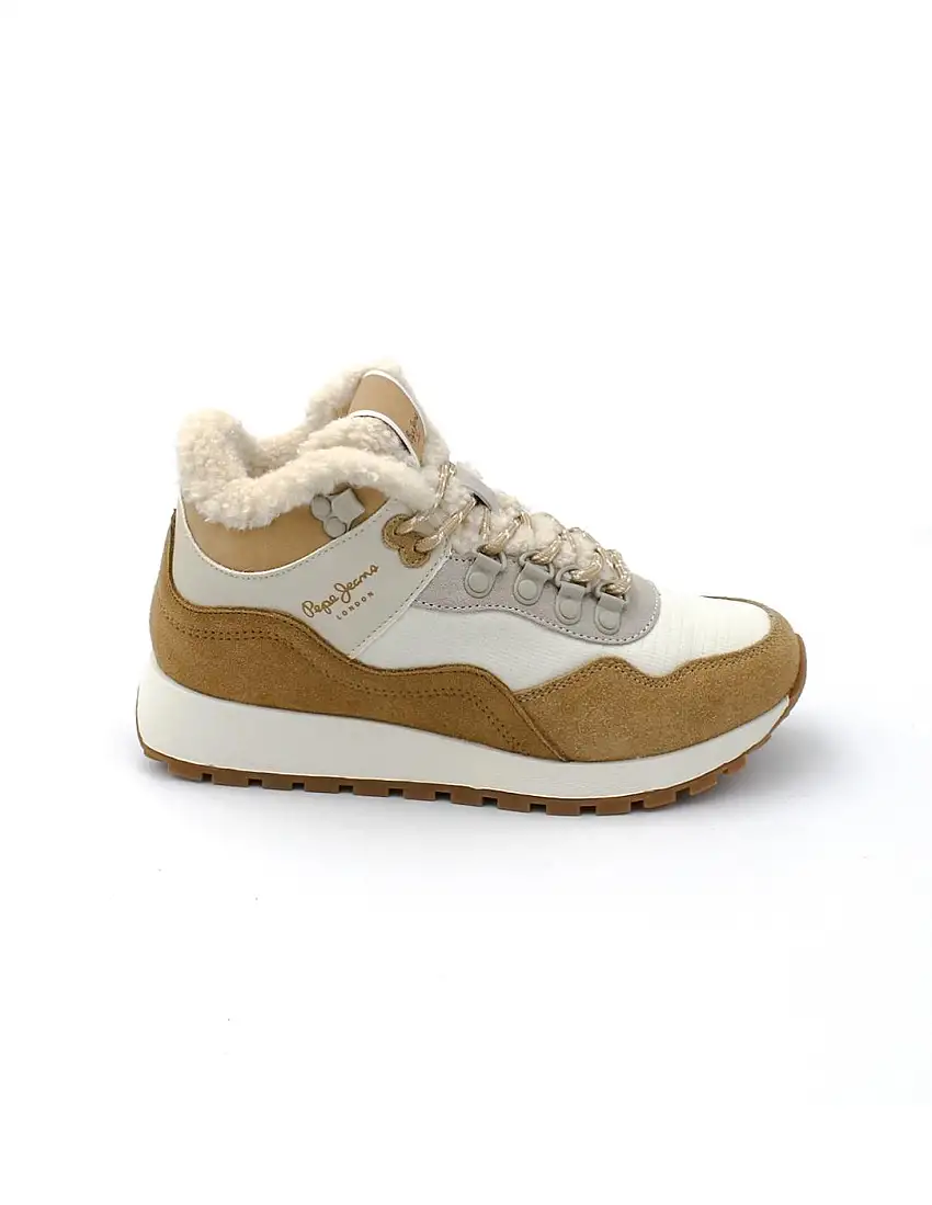 Botín Deportivo Ante Pepe Jeans PLS60018 838 Beige Mujer