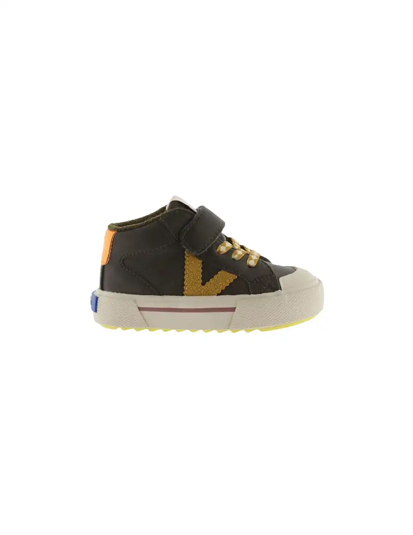 Botines Victoria Tribu Efecto Piel Kaki