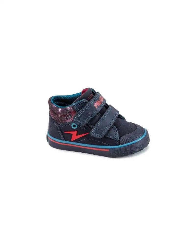 BOTIN MICROFIBRA NAVY PIS