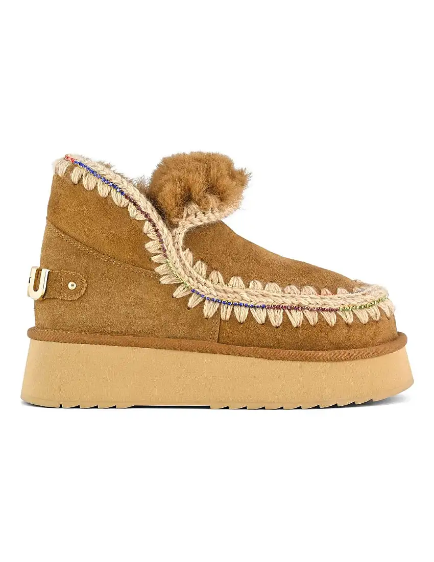 Botin mujer Mou Eskimo 18 platform cuero