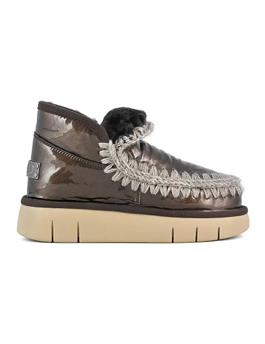 Botín mujer Mou Eskimo Bouce sneaker marrón