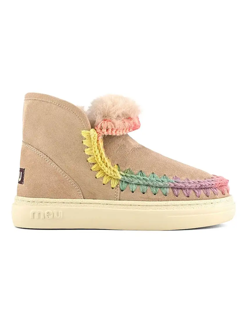 Botín mujer Mou Eskimo Sneacher beige