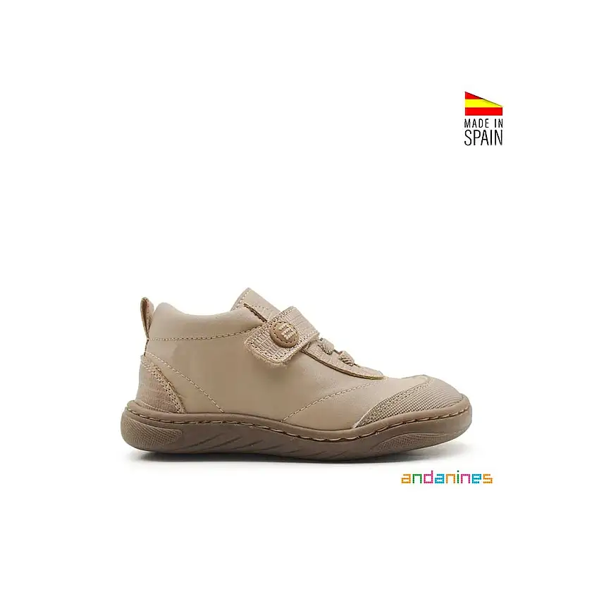 Botín respetuoso barefoot taupe