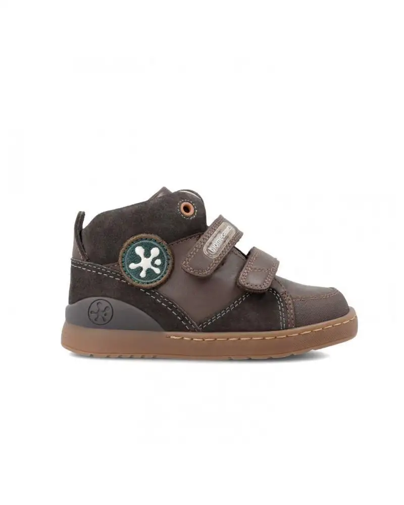 0BOTIN VELCROS SELLO PIEL