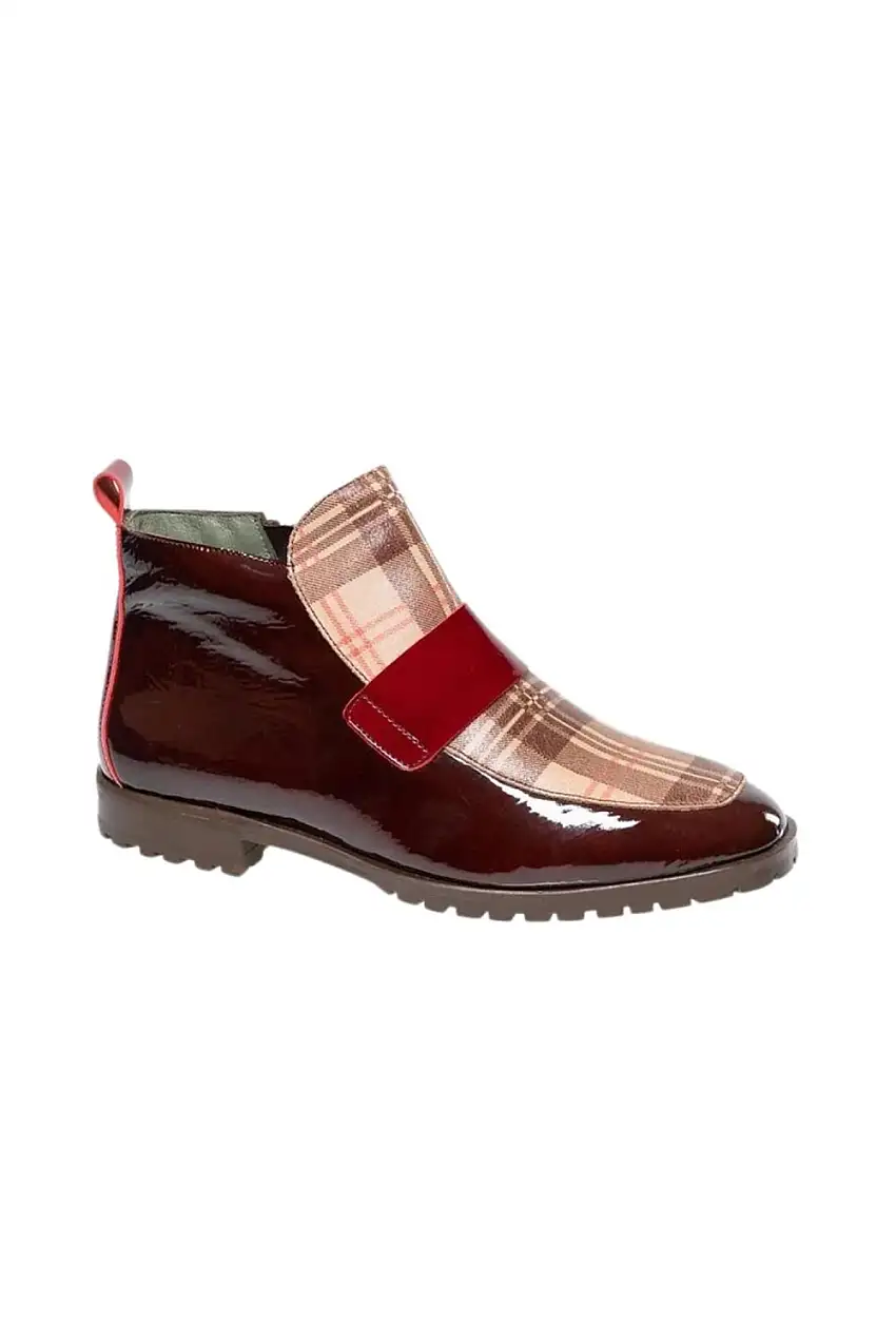 Botines Mujer Nival/Sarca burdeos Almer003
