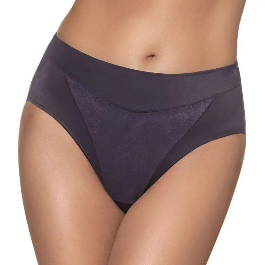 braga alta efecto vientre plano-tanga, violeta de selene.