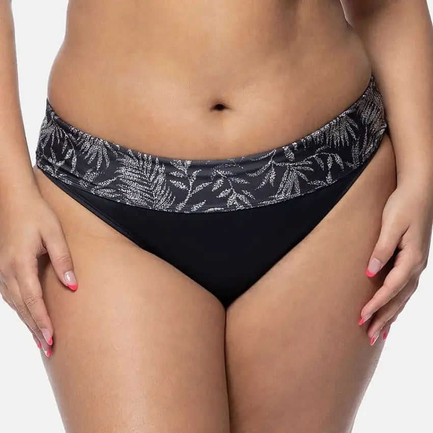braga bikini de talle alto estampada, kaduna de dorina.
