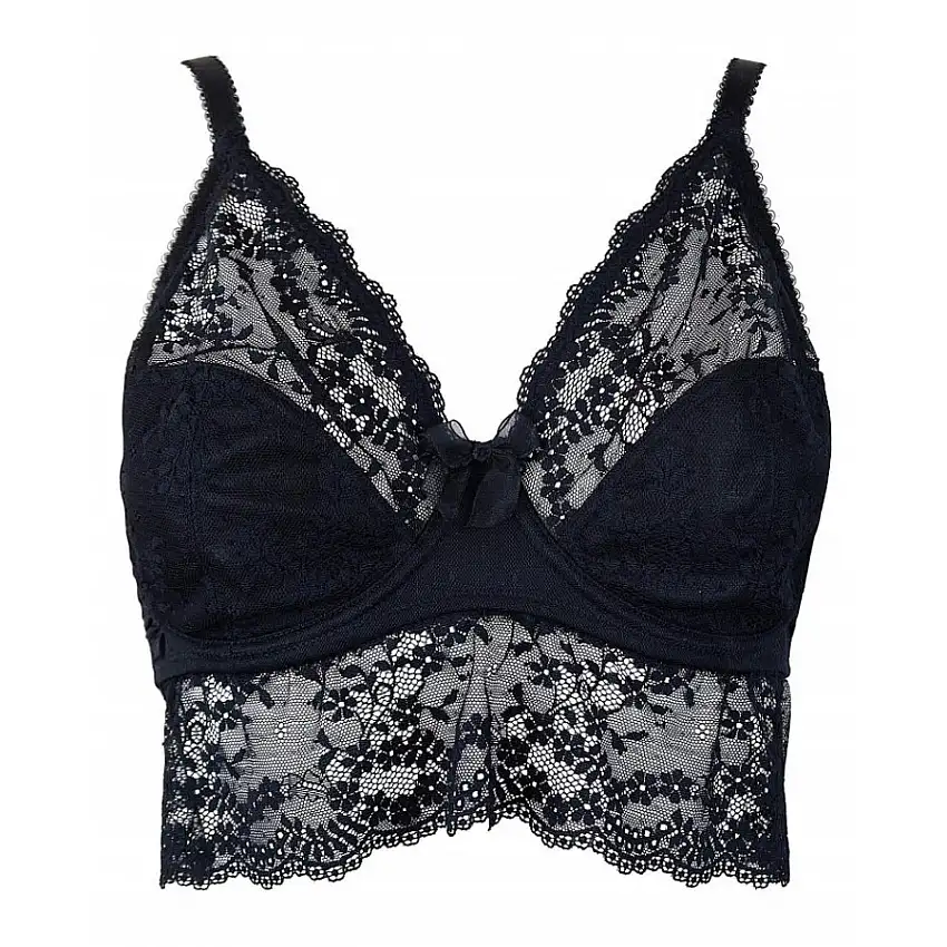 sujetador bralette copas grandes, modelo flora, pour moi.