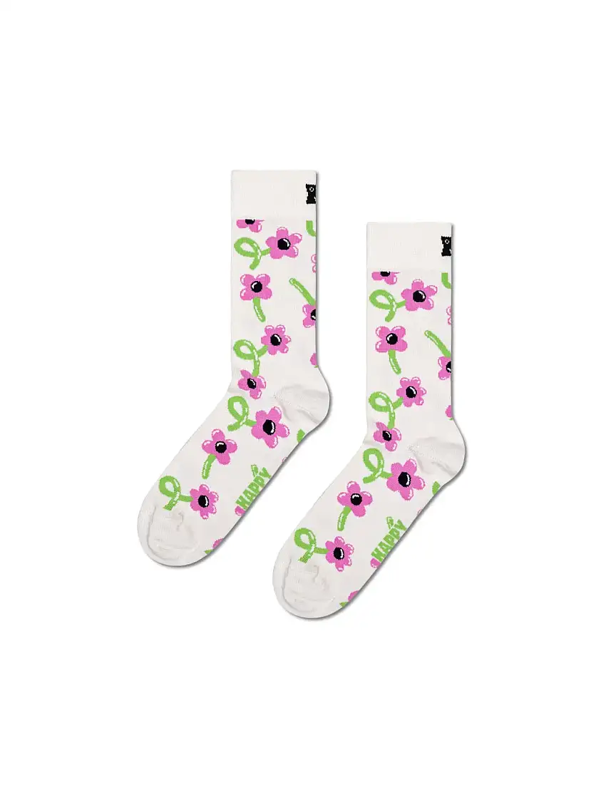 Calcetines Happy Socks Balloon Flower Blanco