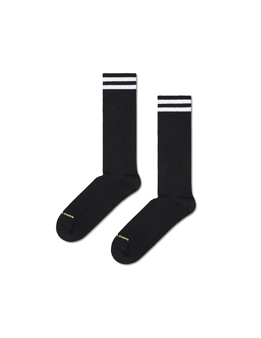 Calcetines Happy Socks Acanalados Negro