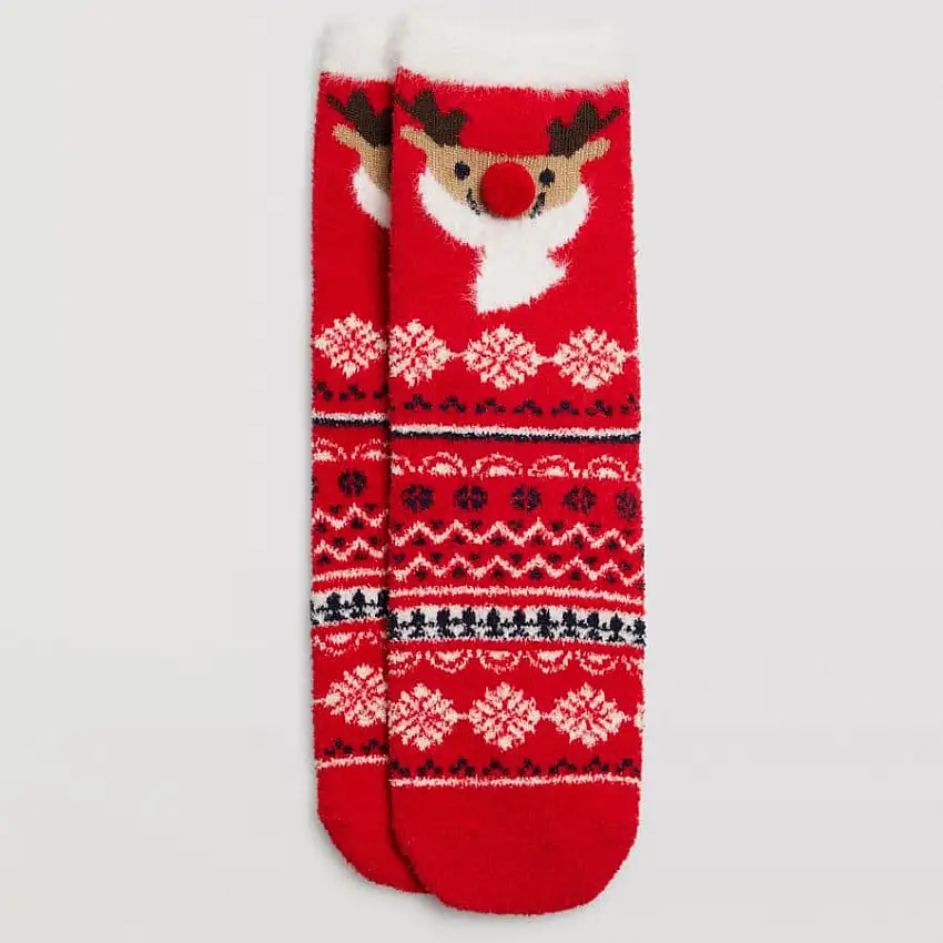 Calcetines niño antideslizantes, especial navidad, ysabel mora.