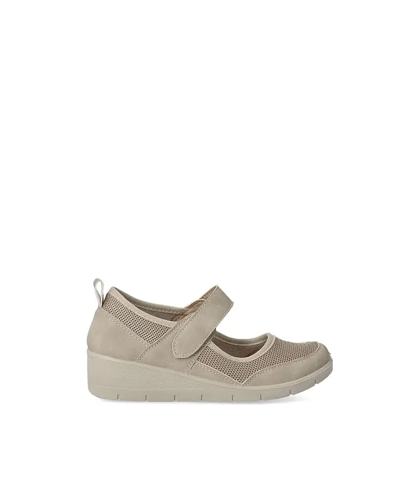 CALZAPIES Zapato casual rejilla velcro mujer