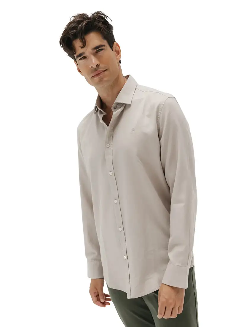 Camisa Casual El Pulpo Garment Dyed Arena