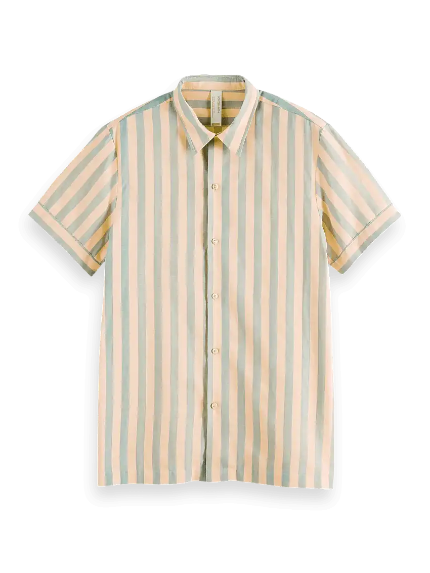 Camisa de marinero de manga corta en algodón