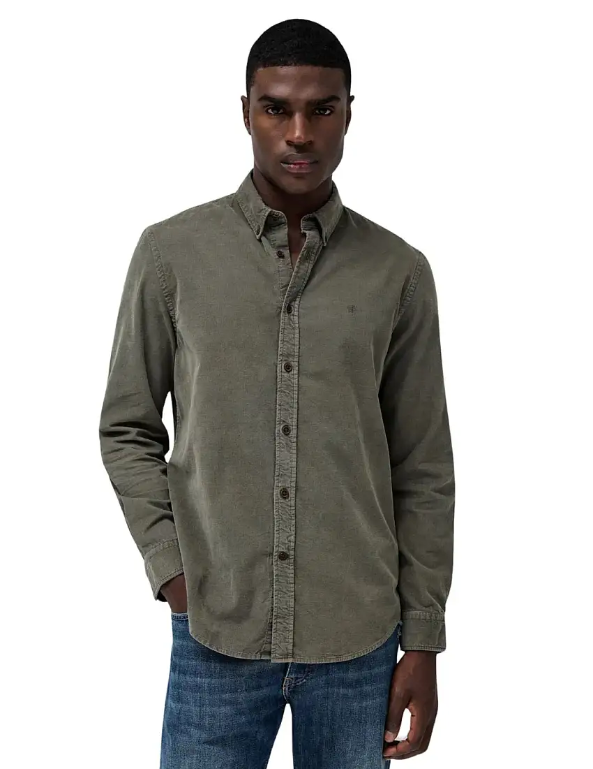 Camisa De Pana Salsa Jeans Verde