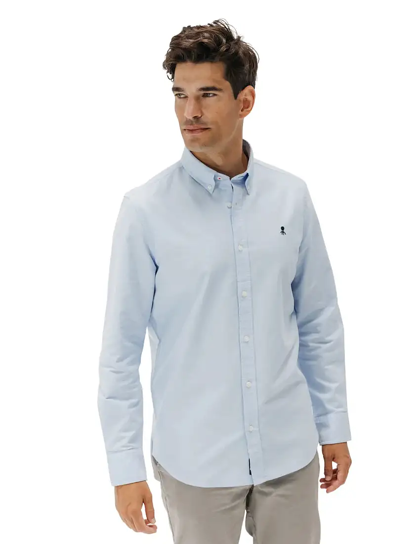 Camisa Oxford Casual El Pulpo Azul