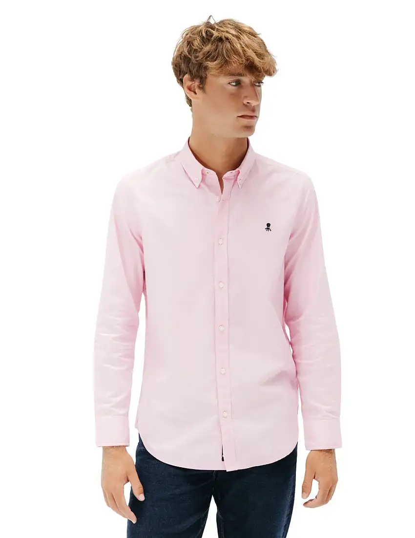 Camisa Oxford Casual El Pulpo Rosa