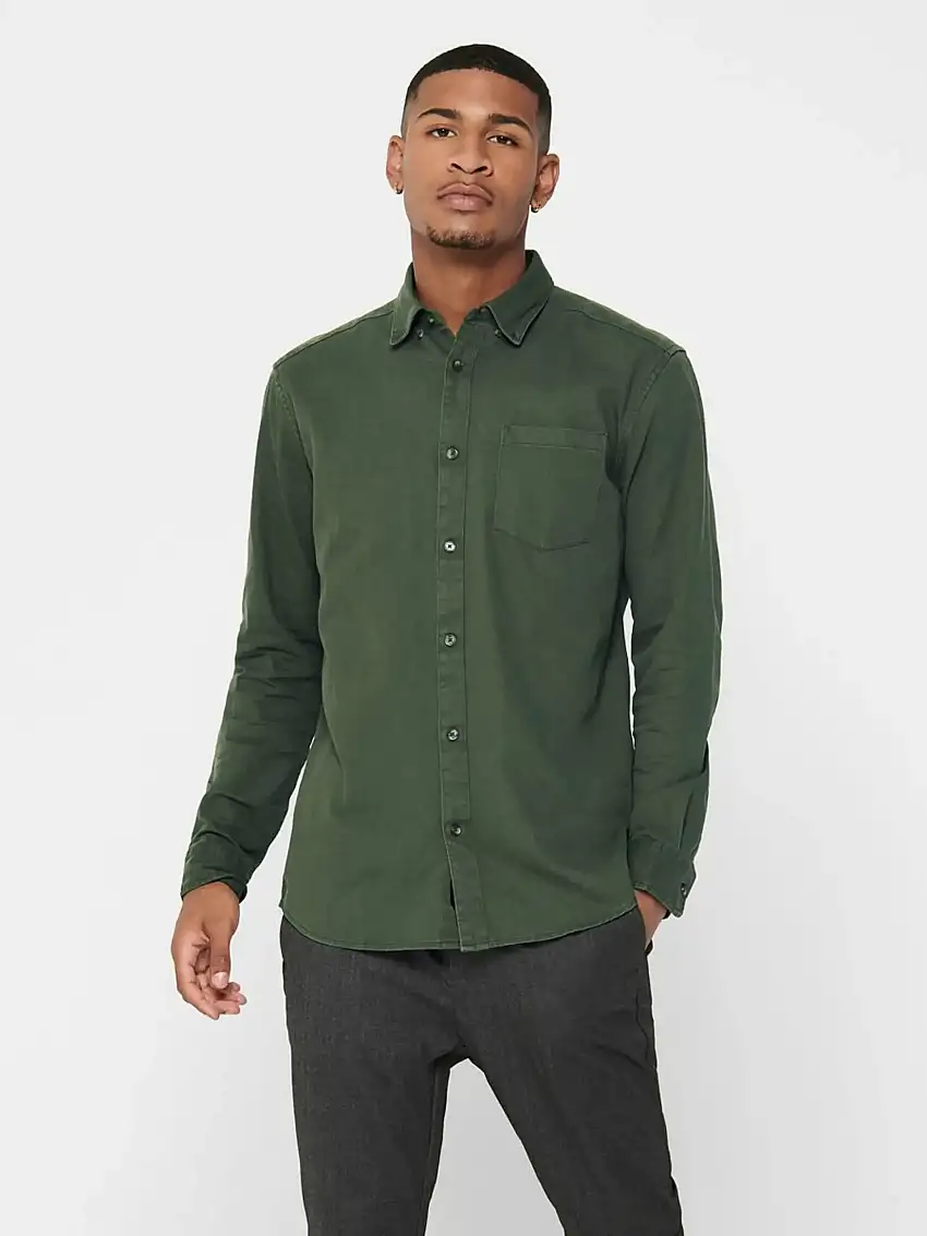 Camisa Regular Fit de Algodón Orgánico Bryce