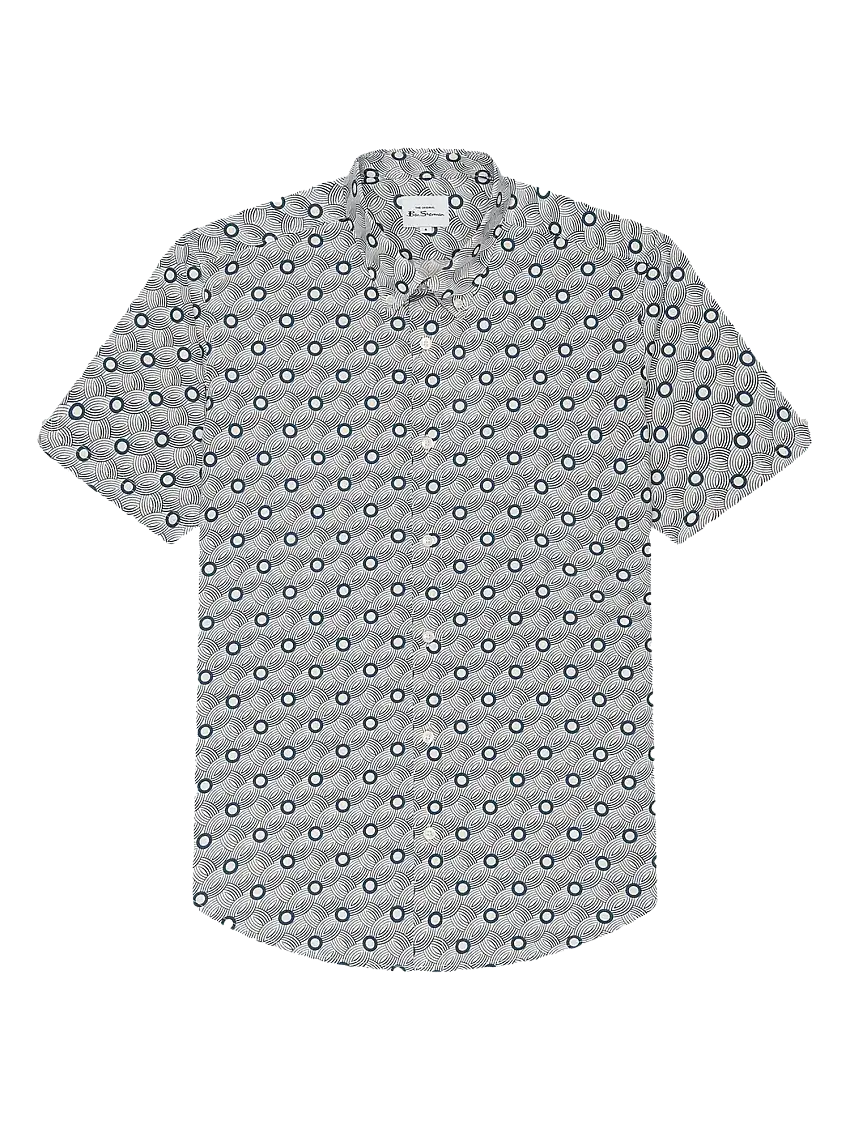 Camisa Retro Print