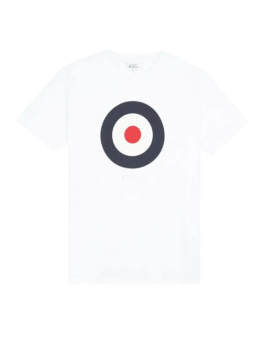 Camiseta Ben Sherman Signature Target Blanca