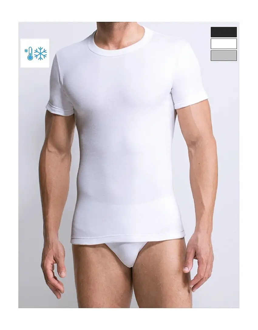 Camiseta TERMICA CALOR NATURAL manga corta cuello Redondo