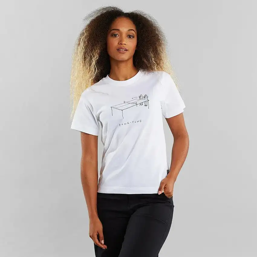Camiseta Mysen Pong Pong White