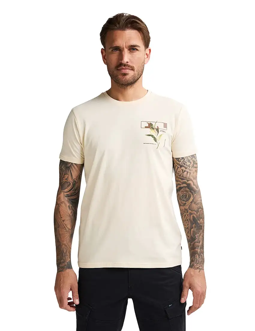 Camiseta Petrol Industries Zion Beige
