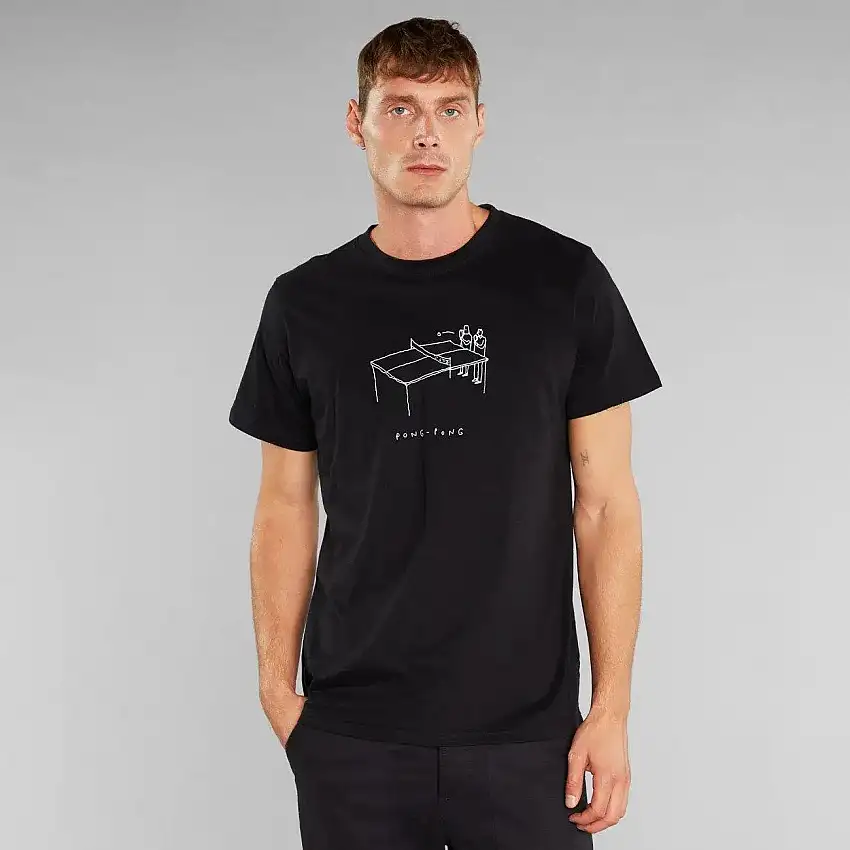 Camiseta Stockholm Pong Pong Negra