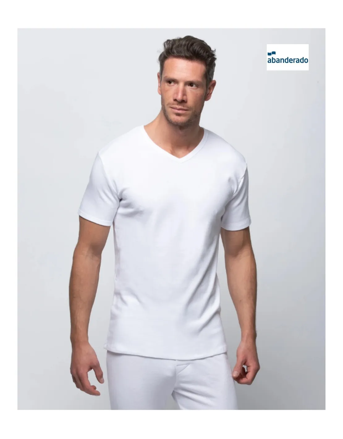Camiseta termal pico Abanderado 100% Algodon