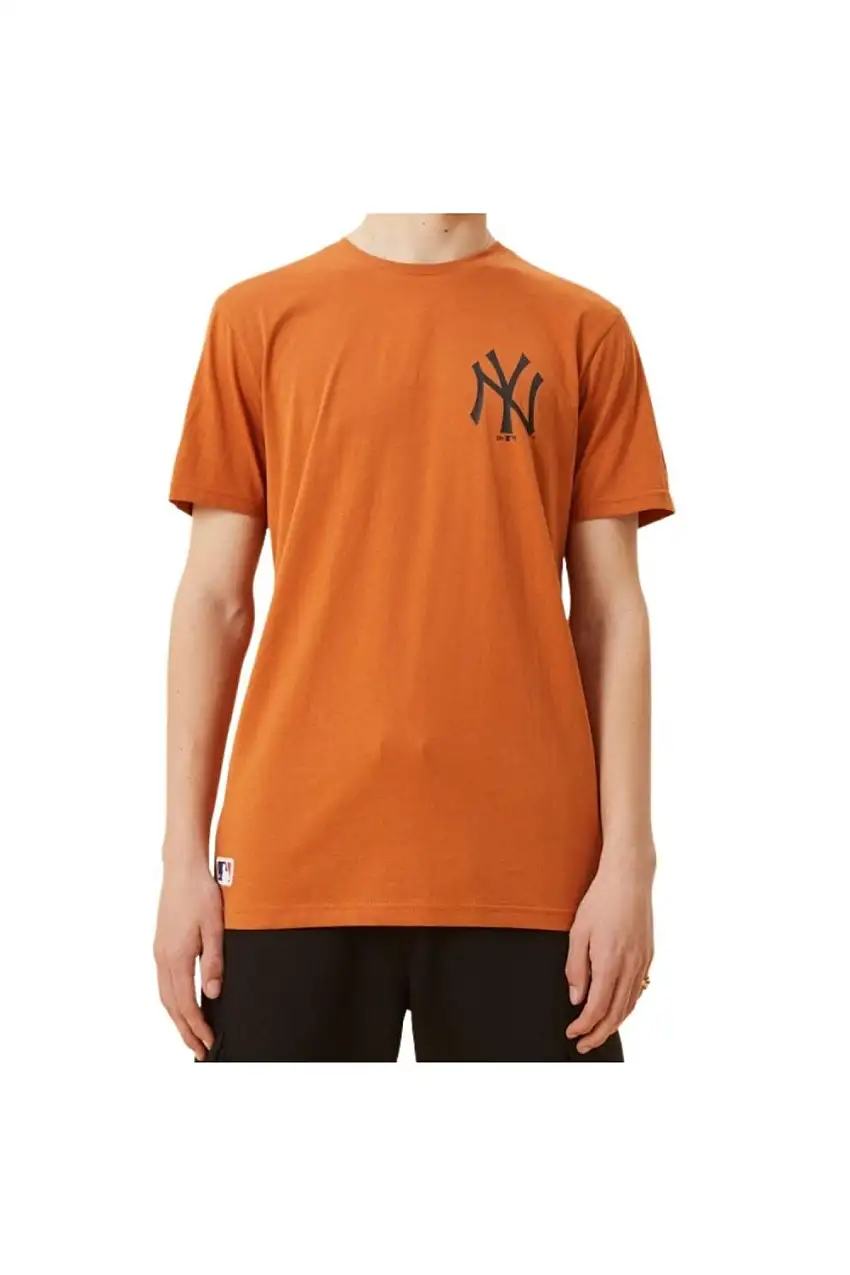 camisetas new era mlb left chest naranja 12893145