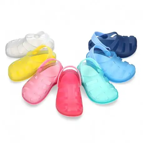 Cangrejeras niño tipo zuecos surfi para playa y piscina