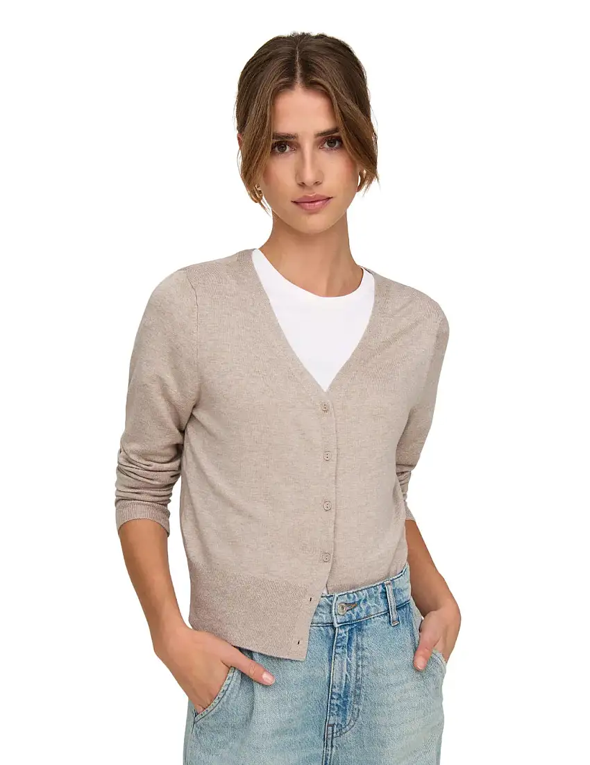Cárdigan De Punto ONLY Venice Beige