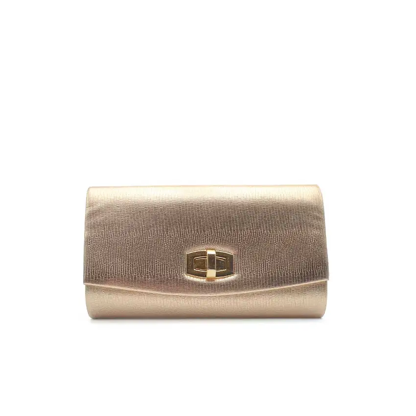 Cartera fiesta bronce
